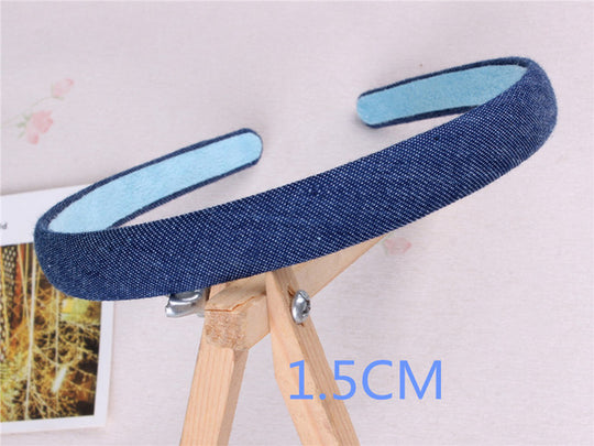 Blue Denim Leisure Headbands