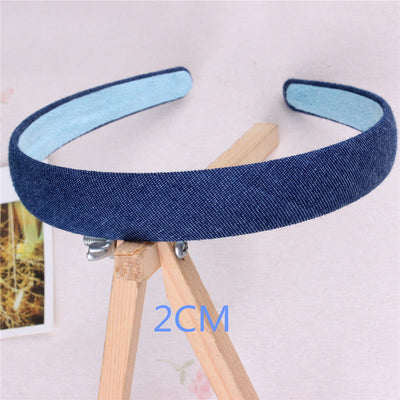 Blue Denim Leisure Headbands