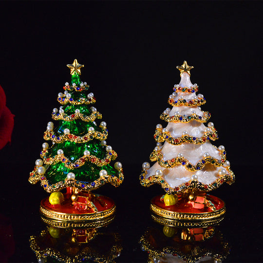 Elegant Metal Coffee Table Christmas Tree Decoration
