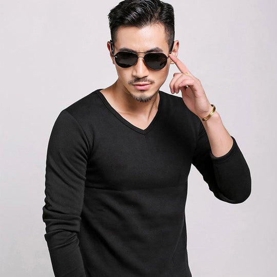 Men's Thermal Long Sleeve Pullover Shirt