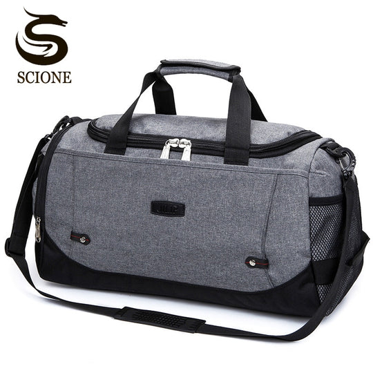 Scione Nylon Travel Bag Large Capacity Men Hand Luggage Travel Duffle Bags Nylon Weekend Bags Women Multifunctional Travel Bags