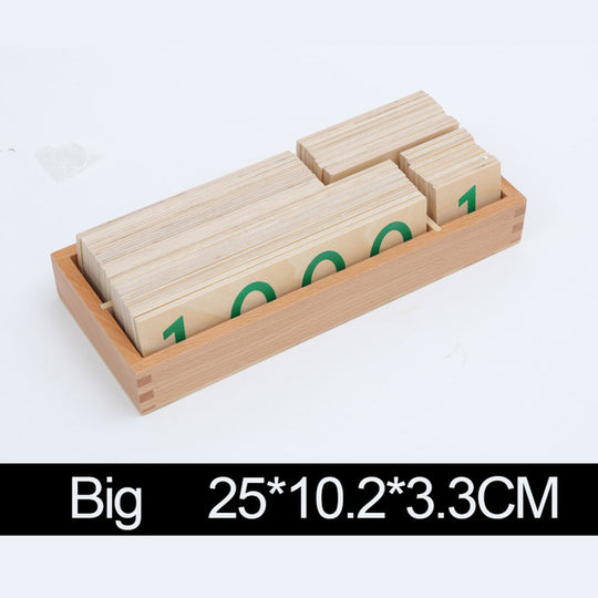 JaheerToy Math Toys Montessori Teaching Aids Educational toys for Children Thousands Hundreds Ten Single Digit Digital Cognition