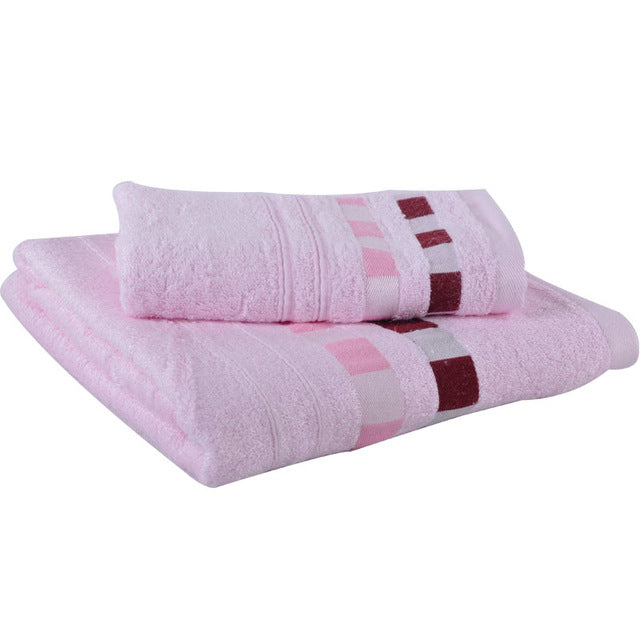Beroyal Brand 2pcs/set bamboo towel set (1PC bath towel 70*140cm+1PC hand towel 34*75cm) Frozen towels bathroom MMY Brand
