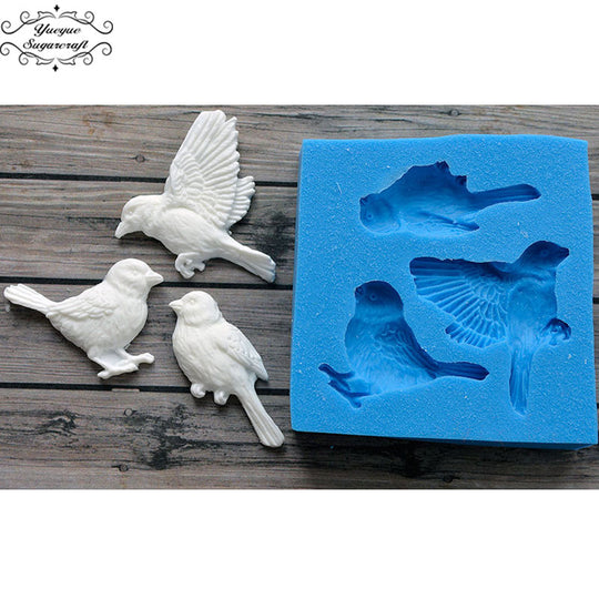 Sugarcraft Birds Silicone mold