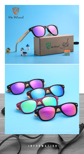 HU WOOD Brand Design Sunglasses For Children