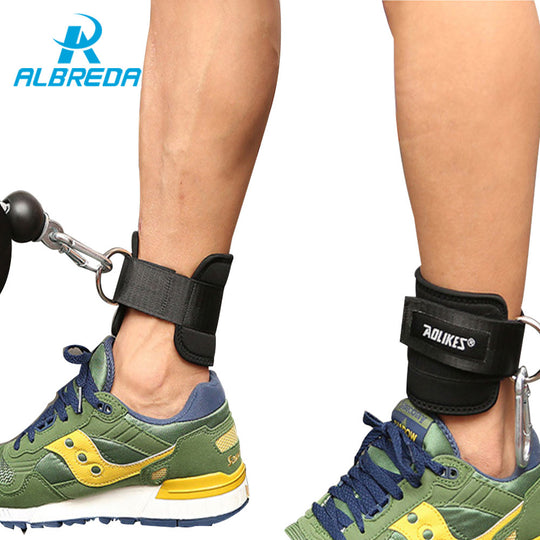 ALBREDA New Fitness Weight Lifting Leg Strength Training belt foot power trainers weight bearing ring leg muscle Weight training