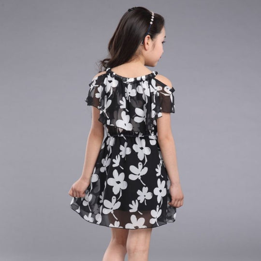 Girl's Cotton Floral Dress