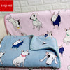 Bull Terrier Dog Pattern Blanket