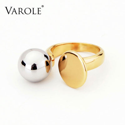 VAROLE Fashion Ball & Circle Ring Knunkle Midi Rings for Women Gold Color Ring Jewelry Bagues Anillos Mujer Aneis Feminino