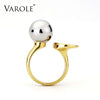 VAROLE Fashion Ball & Circle Ring Knunkle Midi Rings for Women Gold Color Ring Jewelry Bagues Anillos Mujer Aneis Feminino