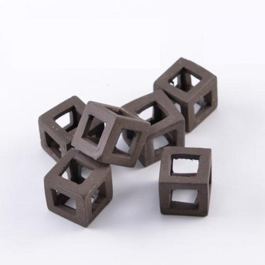 5pcs Fish Tank Ornament  Ceramic Crafts Landscaping Ceramic House Shelter For Small Shrimp And Fishes Aquarium Decorations