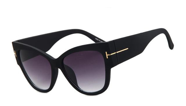 Women's Top Fashion Cat Eye Big Lens UV Protected Sunglasses