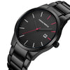 Men Fashion Military Stainless Steel Analog Date Sport Quartz Wrist Watch