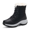 Women's Winter Shoes Warm Women Boots With Fur High Quality Snow Boots Lace Up Female Ankle Boots Botas Footwear