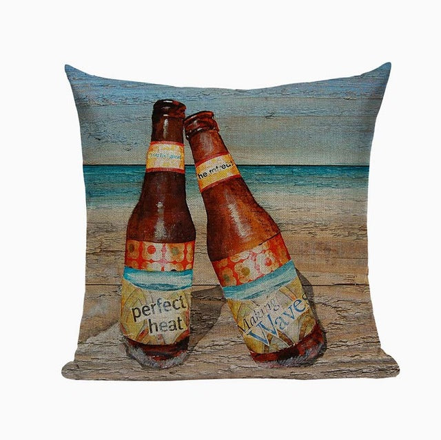 High Quality Relaxation Beach Inspired Couch Cushion Covers
