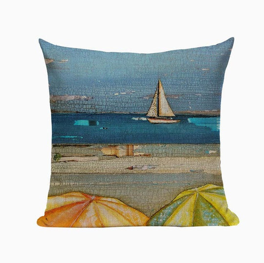 High Quality Relaxation Beach Inspired Couch Cushion Covers