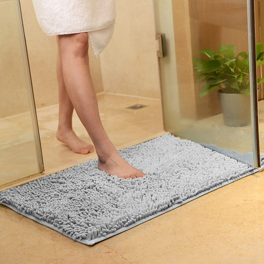 Non-Slip Plush Padded Bathroom Carpet Floor Mat