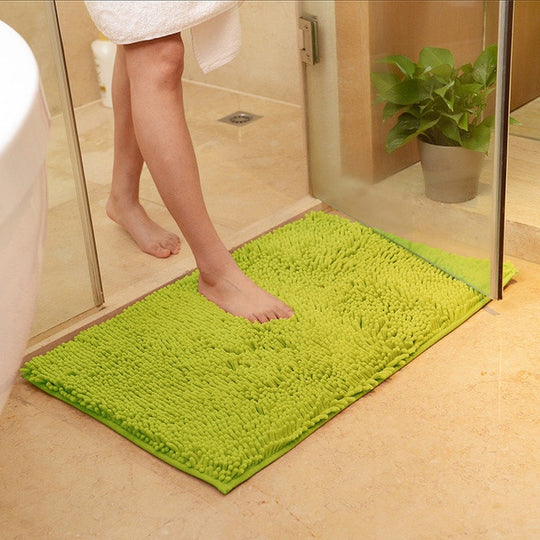 Non-Slip Plush Padded Bathroom Carpet Floor Mat