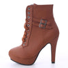 Women's Double Buckle Ankle Boots