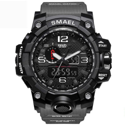 Men's Military Style 50m Waterproof LED Watch