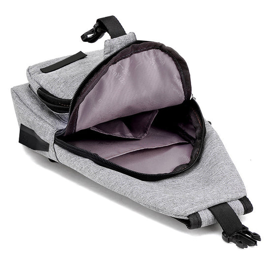 Anti-Theft USB Rechargeable Canvas Shoulder Backpack