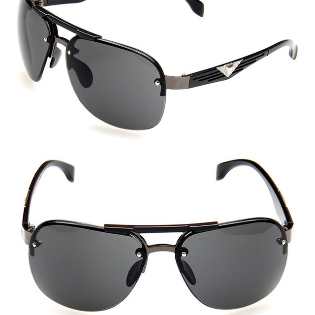 LeonLion Classic Vintage Sunglasses Man Driving HD Big Frame Sun Glasses Women Brand Designer UV400 Outdoor Oculos De Sol