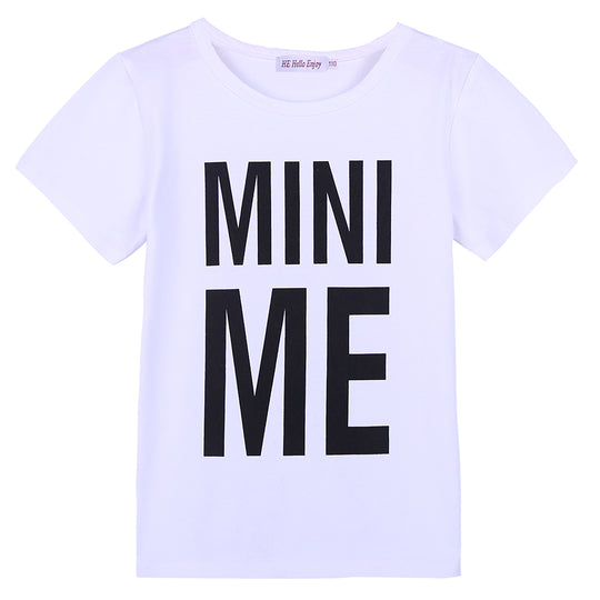 HE Hello Enjoy family matching outfits father and son baby summer family outfits clothing T-shirt for dad and son clothes