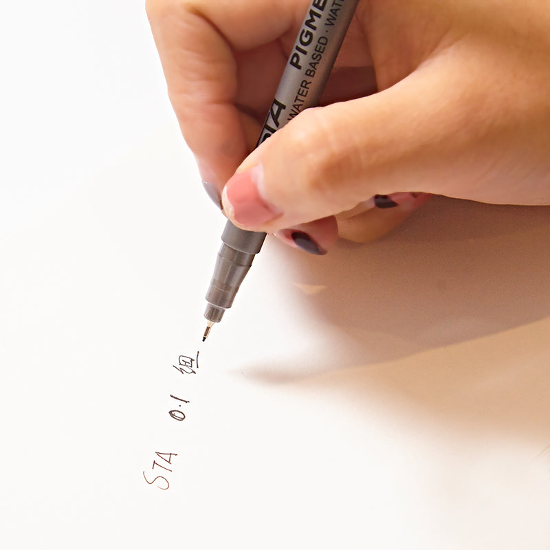 6 pcs/Lot Pigment liner sketch pen