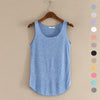 Women's Stretch Fit Cotton O-Neck Fitness Tank Top
