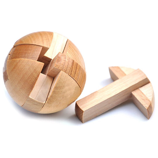 Wooden Puzzle Magic Ball Brain Teaser