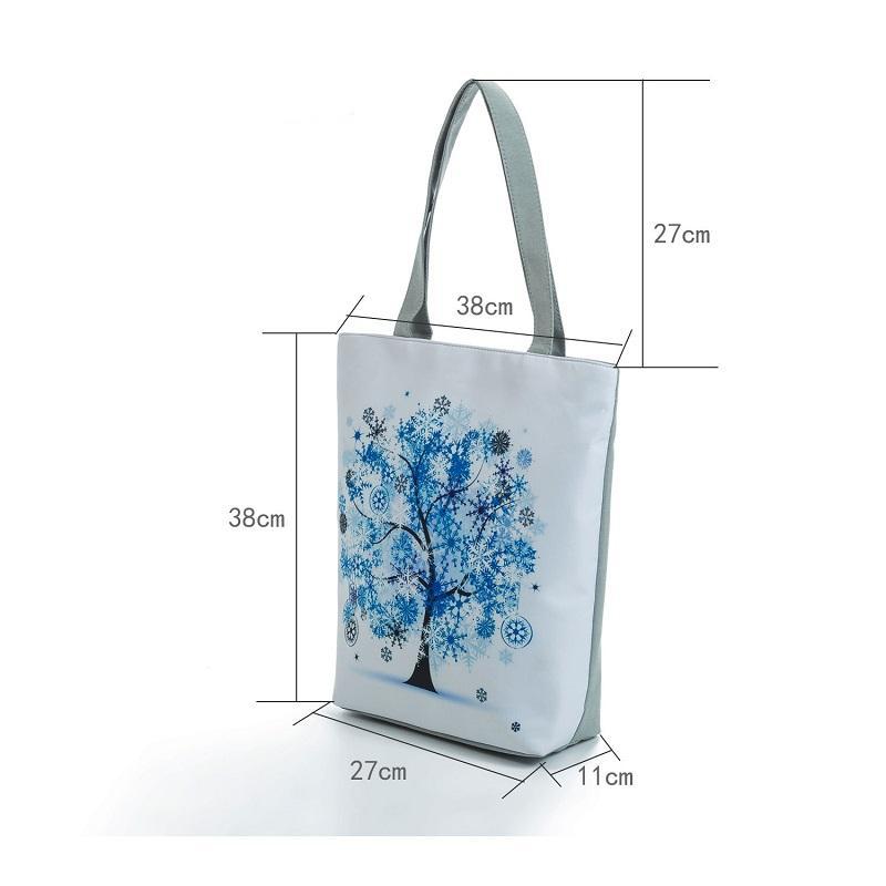 Women's Stylish Colorful Painting Large Tote