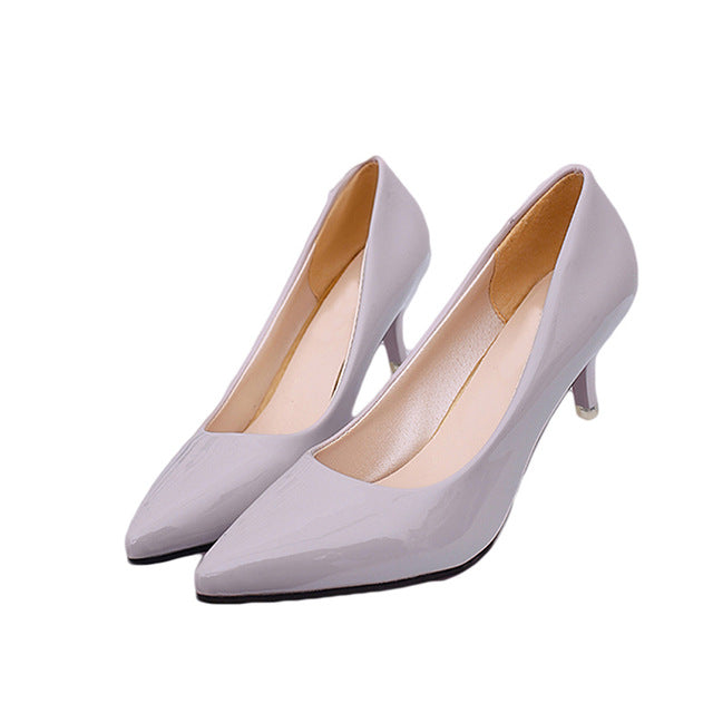 Women Pointed Toe High Heels Fashion   Shoes Women Pumps Wedding Shoes Business Working Shoes Woman Zapatos Mujer