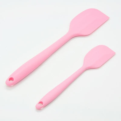 2 Piece: Non-Stick Heat Resistant Silicone Spatula Set