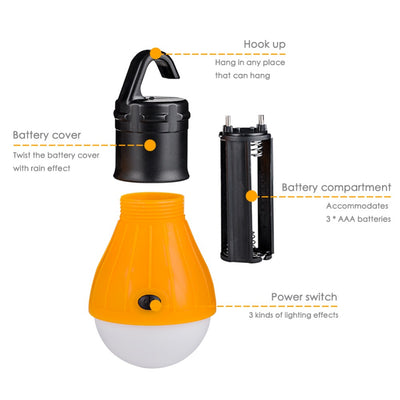 Portable LED Waterproof Lantern Camping Light