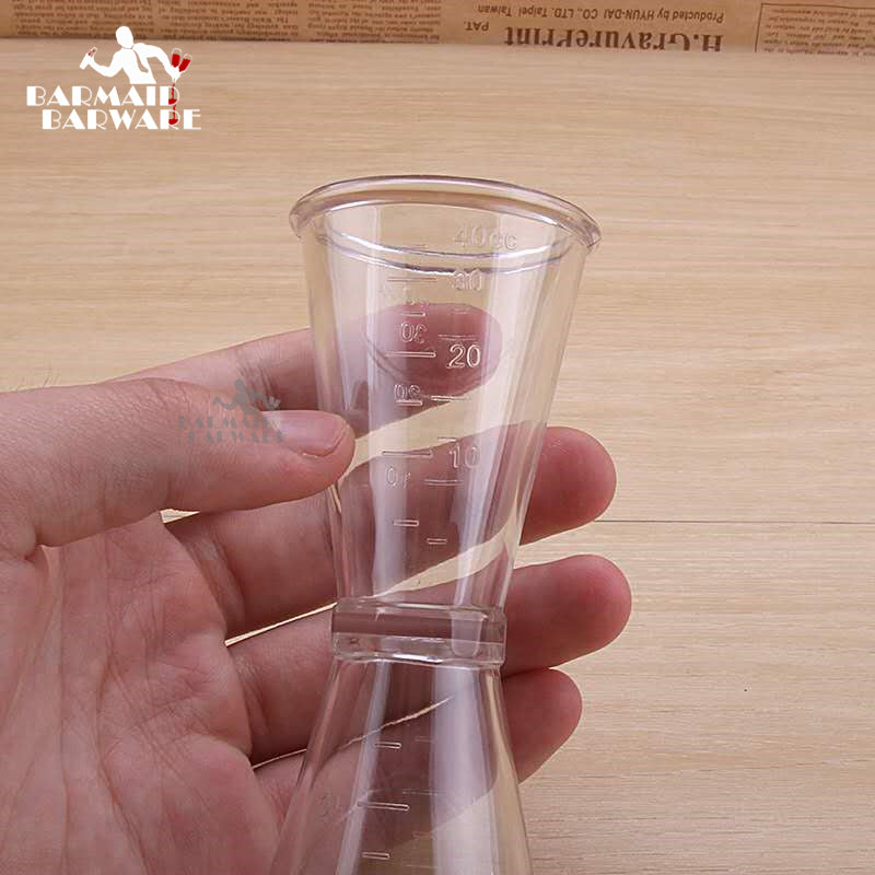 PC Double Jigger Cocktail Drink Mixer Measuring Cup