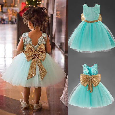 Bear Leader Girls Dresses New Brand Princess Girl Clothes Bowknot Sleeveless Party Dress Girls Clothes For 1-6 Years