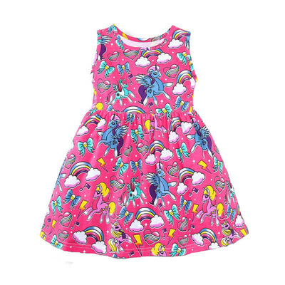 Baby Girls Dress Summer Unicorn Costume for Kids Clothing Brand Children Party Dresses Animal Girls Clothes Princess Dress