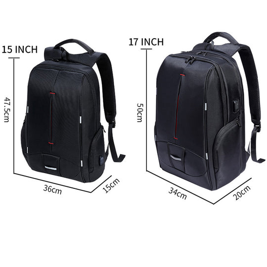 Nylon Waterproof USB Charging Multi-Purpose Business / School Backpack