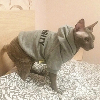Security Cat Clothes Fashion Cat Coat Jacket Hoodie For Small Cats Outfit Vest Pet Clothing Rabbit Animals Pet Costume 12b30S3Q