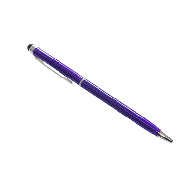 Universal 2-in-1 Microfiber Stylus Pen with Ball Point Pen
