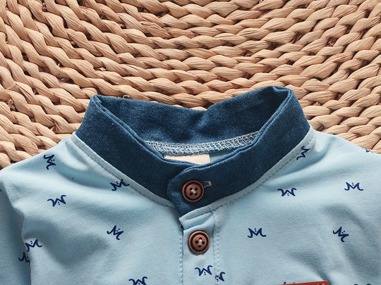 BibiCola Summer Children's Clothing Sets Baby Boy Casual Suit Sets Short Sleeve T-shirt + Pants Suit Summer Clothing Set