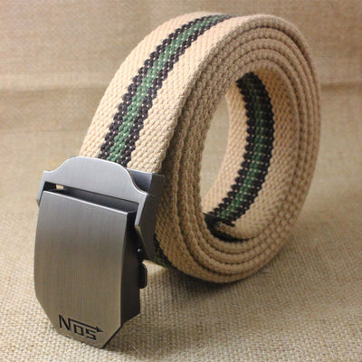 Men's Tactical Outdoor Alloy Automatic Buckle Belt
