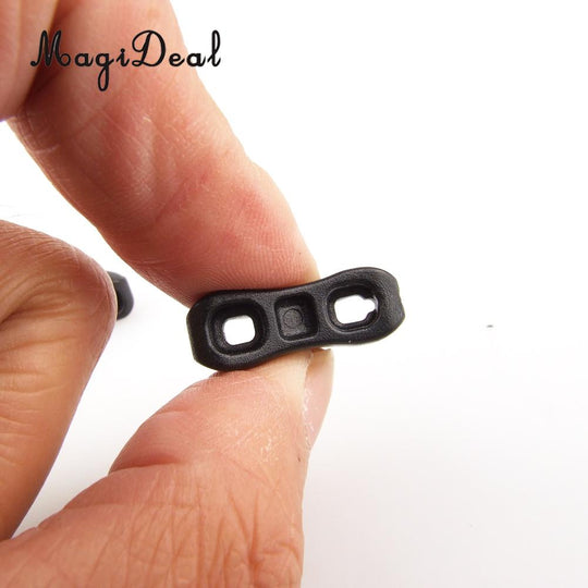 MagiDeal 10Pcs Outdoor Anti-slip Camping Tent Plastic Camping Tent Guyline Runners Cord Rope Tensioners Kit Hiking Accessory