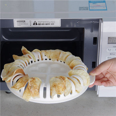 Microwave DIY Healthy Potato Chips Maker