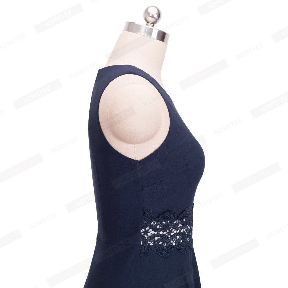 Women's Sleeveless Vintage Swing A-Line Dress