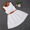 Dresses Children Baby Kids Girls Clothes Lace Hollow Out Sleeveless Cool Princess Summer Dress Clothes Kid 2 3 4 5 6 7 Years New