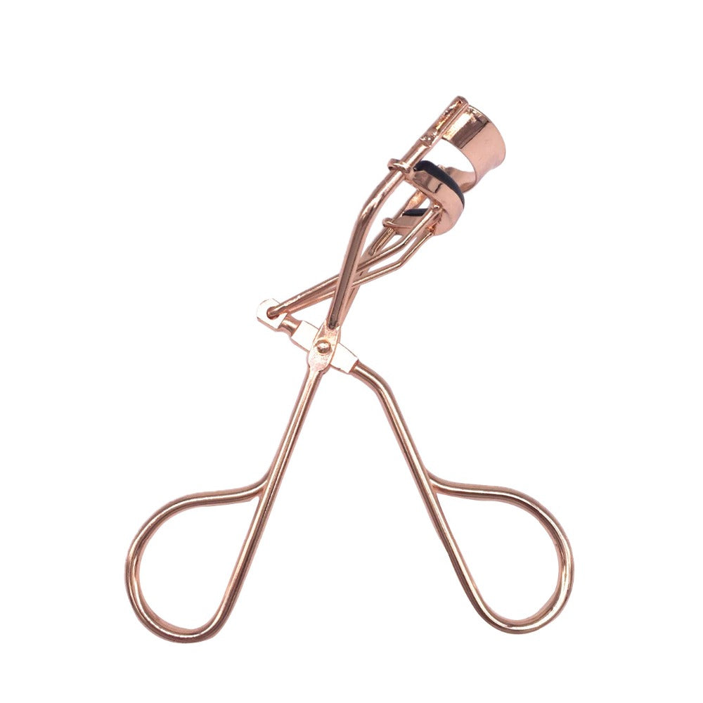 ELECOOL Professional Rose gold Eyelash Curler Eye lashes Curling Clip Eyelash Cosmetic Makeup Tools Accessories For Women