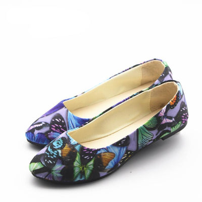 Women's Cute Butterfly Slip on Shoes