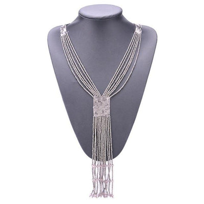 Women's Long Bohemian Tassel Necklace