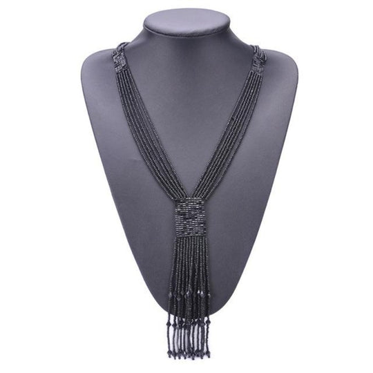 Women's Long Bohemian Tassel Necklace